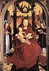 Hans Memling Virgin and Child Enthroned with two Musical Angels painting